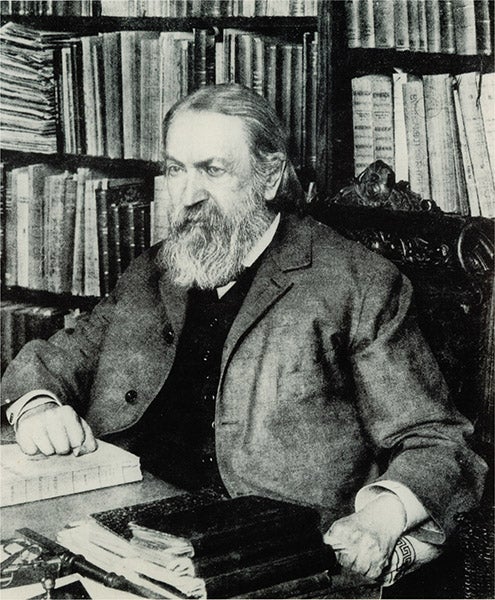 Portrait of Ernst Mach, age 67, photograph (Wikimedia commons)