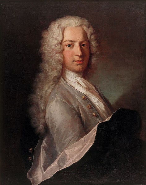 Portrait of Daniel Bernoulli, oil on canvas, by Peter Portner, 1720-25, Basel Historical Museum (Wikimedia commons)