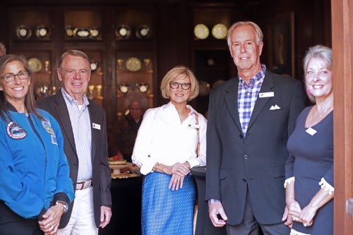 Astronaut Nicole Stott and guests at Linda Hall Library reception