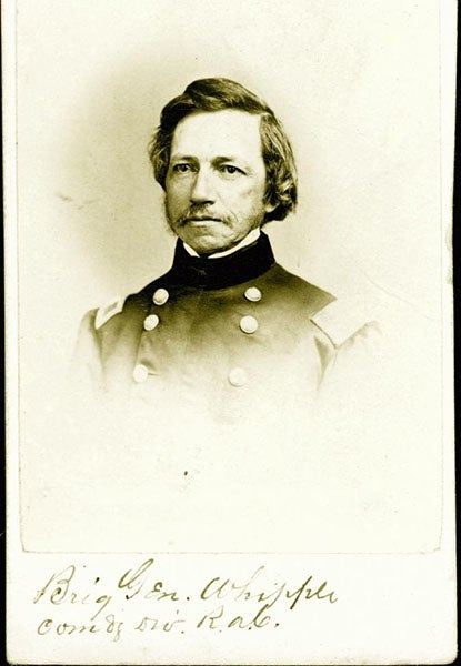 Portrait of Amiel Weeks Whipple, undated photograph, but ca 1862, Maine Historical Society (mainememory.net)