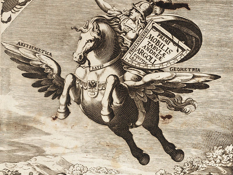 Detail of third image, showing Pegasus, 1644 (Linda Hall Library)