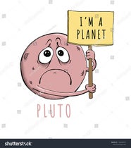 “Sad Pluto,” artwork by Luca Mendieta, Shutterstock (shutterstock.com)