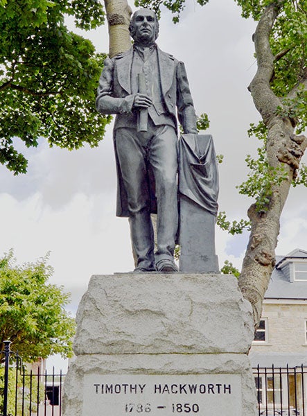 Statue of Timothy Hackworth, Shildon, County Durham, England (shildon.gov.uk)