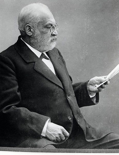 Portrait of Clemens Winkler, photograph, 1900 (Wikimedia commons)