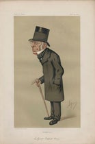 George Biddell Airy, “Astronomy,” chromolithograph caricature by “Ape” (Carlo Pellegrini), Vanity Fair, Nov. 13, 1875, National Portrait Gallery, London (npg.org.uk)