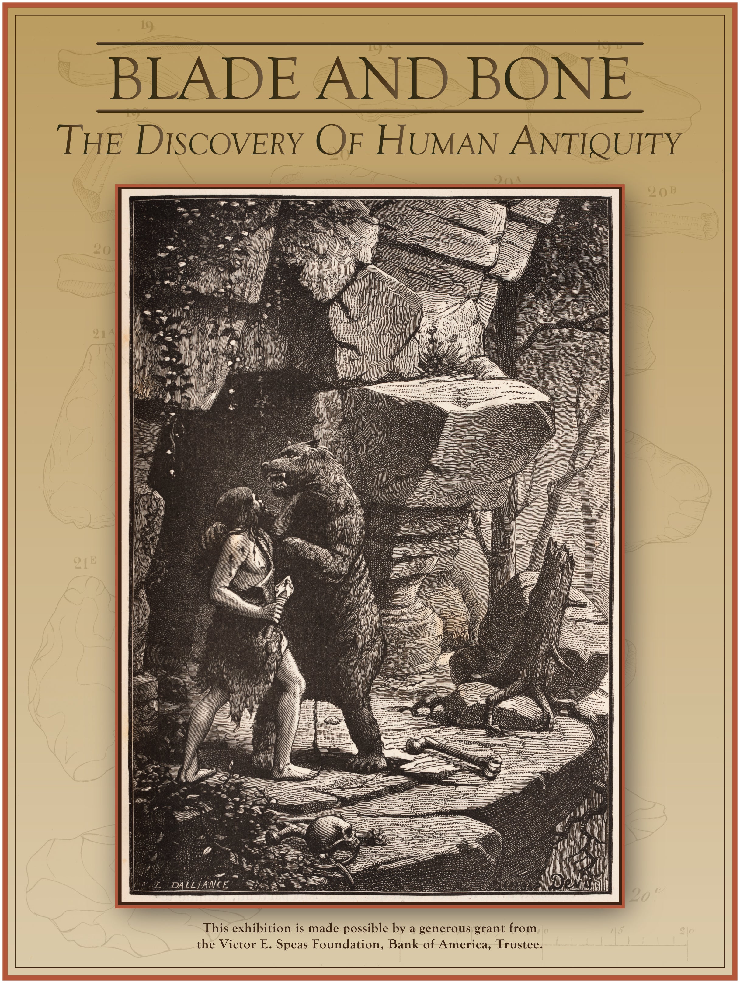 Blade and Bone exhibition lead panel 1