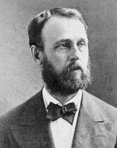 Asaph Hall, age 41, photograph, 1870 (Wikimedia commons)