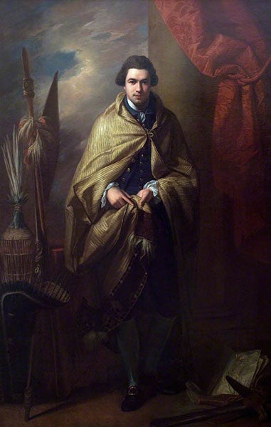 Joseph Banks, oil on canvas, by Benjamin West, 1771-72, Usher Gallery (artuk.org)