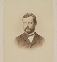 Portrait of Wilhelm Hofmeister, carte de visite, undated (Wikimedia commons)