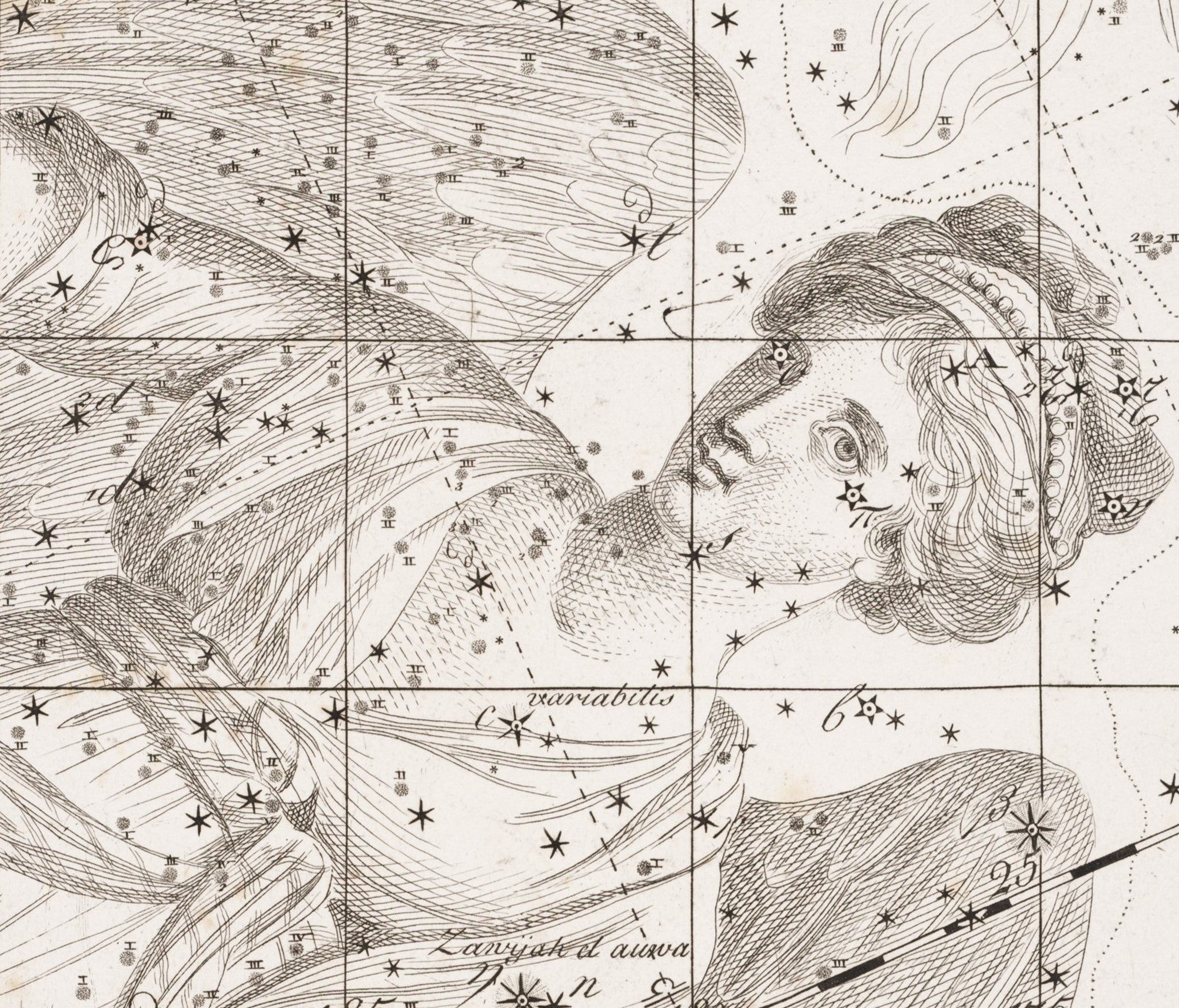 Enhanced detail of Virgo.