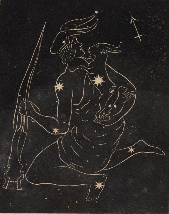 Auriga by Christoph. Image source: Semler, Christoph. Coelum stellatum. Halle Magdeburg: [s.n.], 1731. 