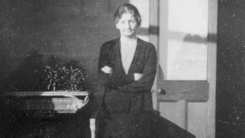 Edith Pretty, owner of the Sutton Hoo estate, undated photograph (bbc.com)