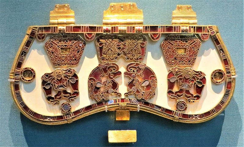 Purse lid from the Sutton Hoo ship-burial, British Museum (Wikimedia commons)