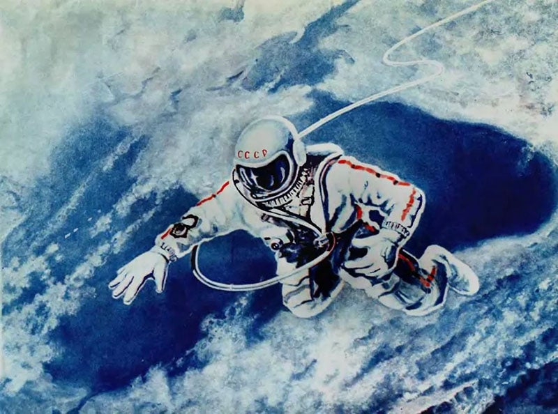 “Over the Black Sea,” painting by Alexei Leonov, date and present location unknown (thestatussymbol.com) 