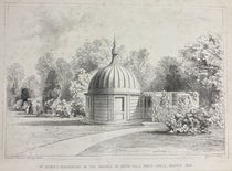 View of George Bishop’s Observatory, South Villa, Inner Circle, Regent's Park, London, frontispiece to Astronomical Observations … During the Years 1839-51, by George Bishop, 1852 (The Linda Hall)