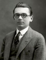 Kurt Gödel, photograph, Vienna, 1925 (Wikimedia commons)