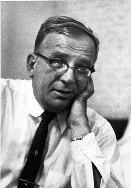 Portrait of an older George Gamow, undated photograph, 
Emilio Segrè Visual Archives, American Institute of Physics (repository.aip.org)