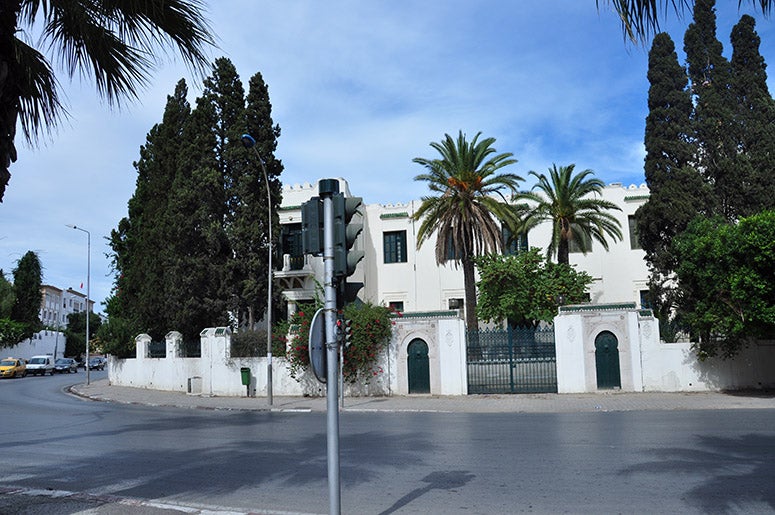 The original buildings of the Pasteur Institute of Tunis, where Nicolle worked, recent photograph (Wikimedia commons)