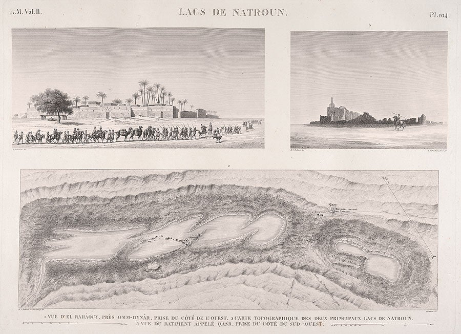 Natron Lakes and other sites west of Cairo.