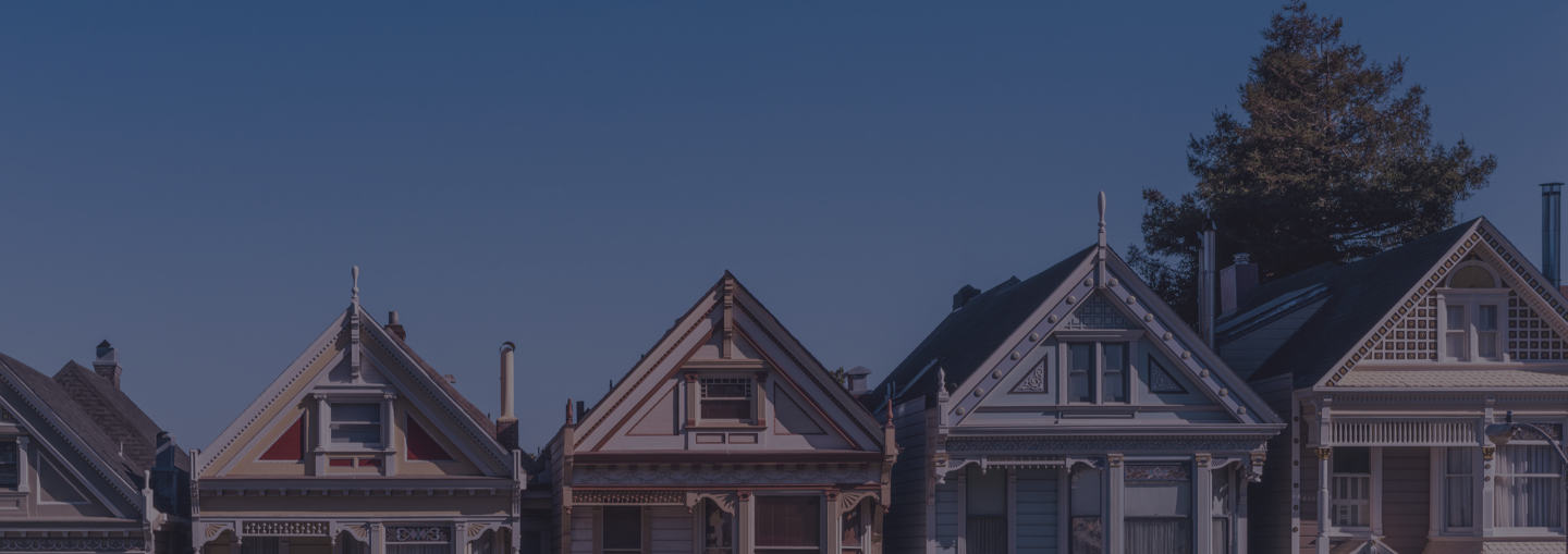 Hero header of houses