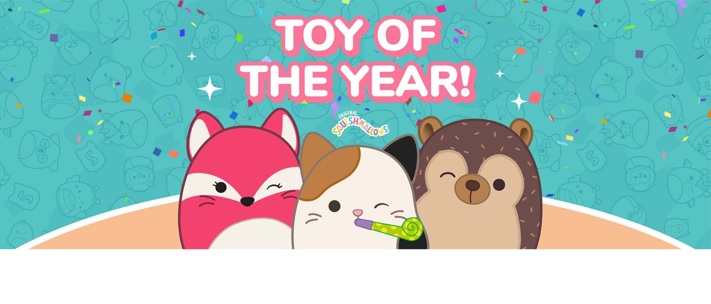Squishmallows from Jazwares Takes Home Prestigious "Toy of the Year®" Award for 2023