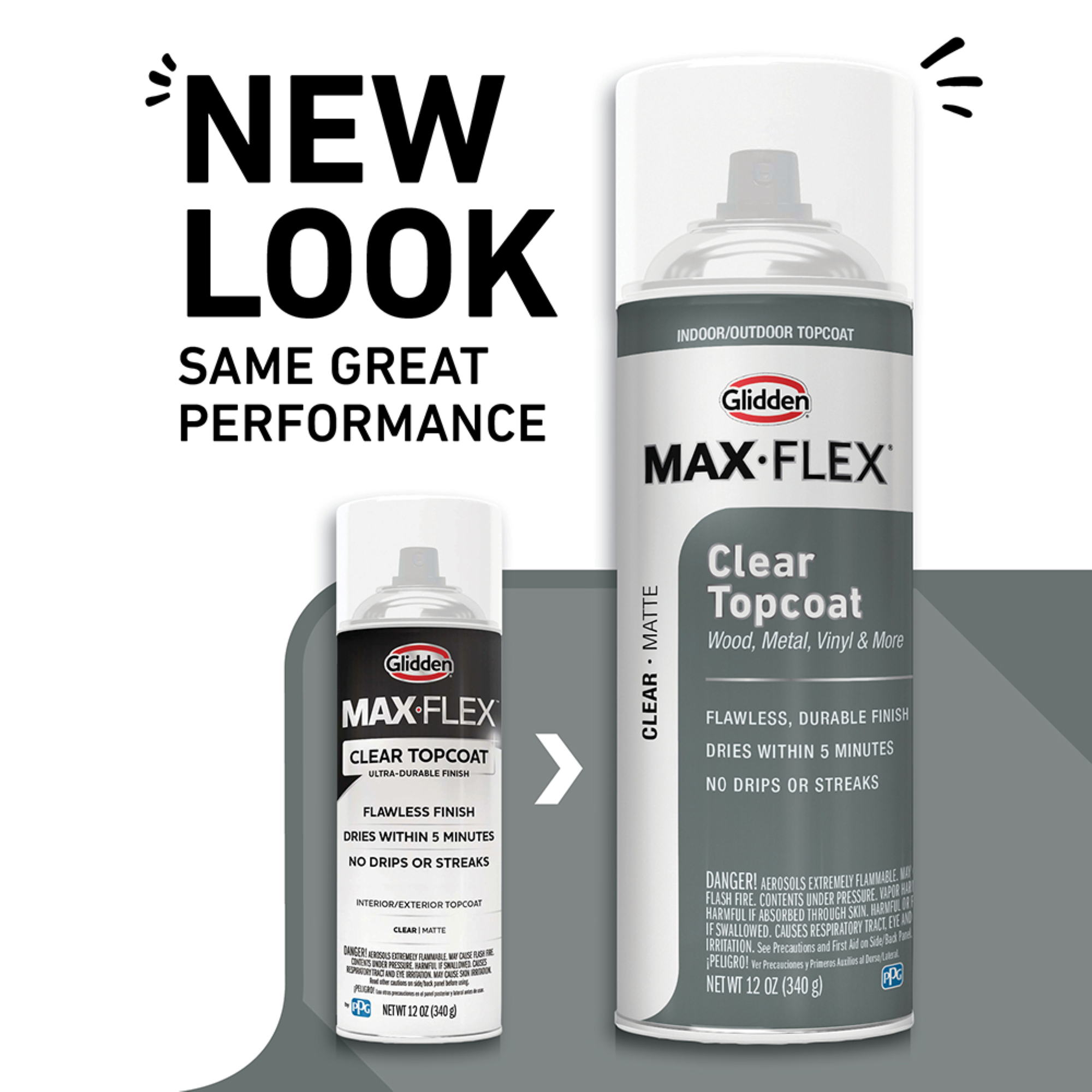 Glidden Max-Flex Clear Topcoat Matte Glidden