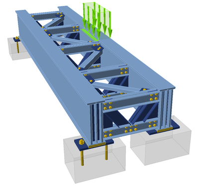 Looprail van een brug