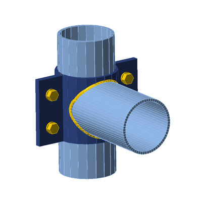 Tubular clamped connection