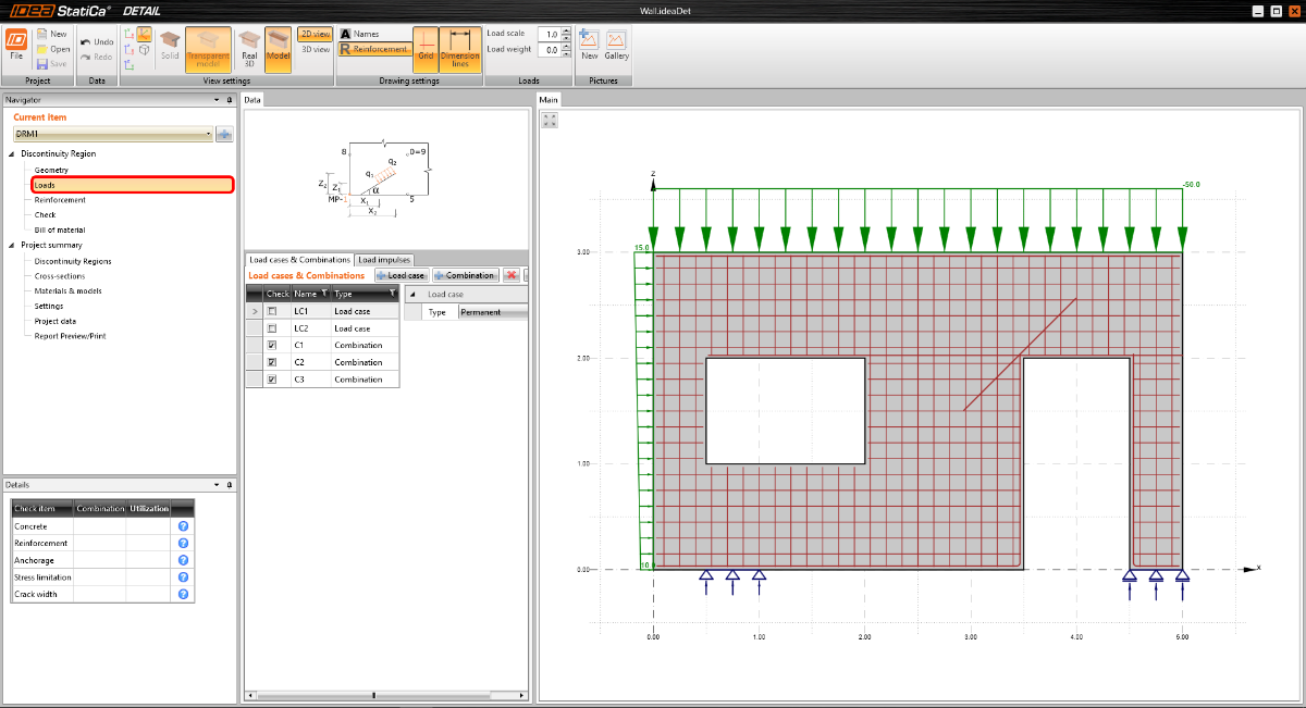 Design of reinforced concrete walls