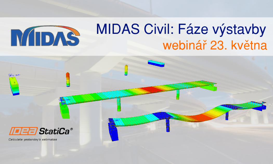 Midas Civil – Fáze výstavby