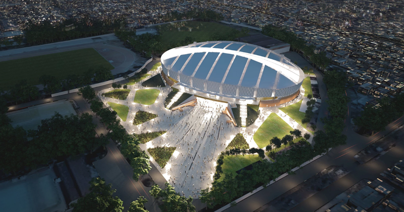 Das Internationale Velodrom von Jakarta, Indonesien