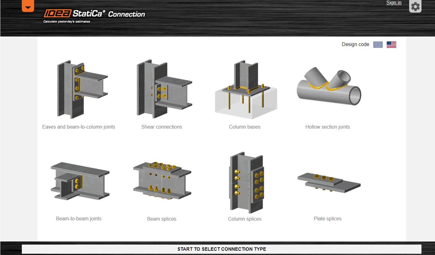 IDEA StatiCa Connection Lite on cloud