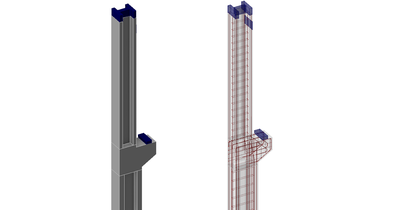 Column with corbel