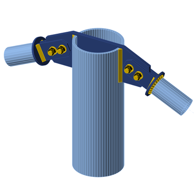 Connecting plate with notches