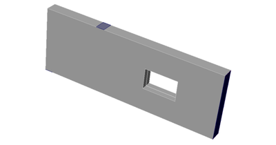 Calculation of the Reinforced Concrete Deep Beam with Opening model, modeled according EN design code. IDEA StatiCa Detail. 