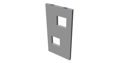 Calculation of the reinforced concrete wall with Openings. Modeled according to EN design code. IDEA StatiCa Detail. Load Transfer Devices. 