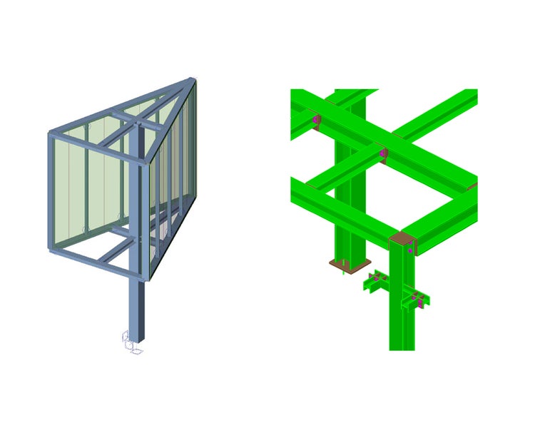 Supporting structure of a conveyor belt, Germany