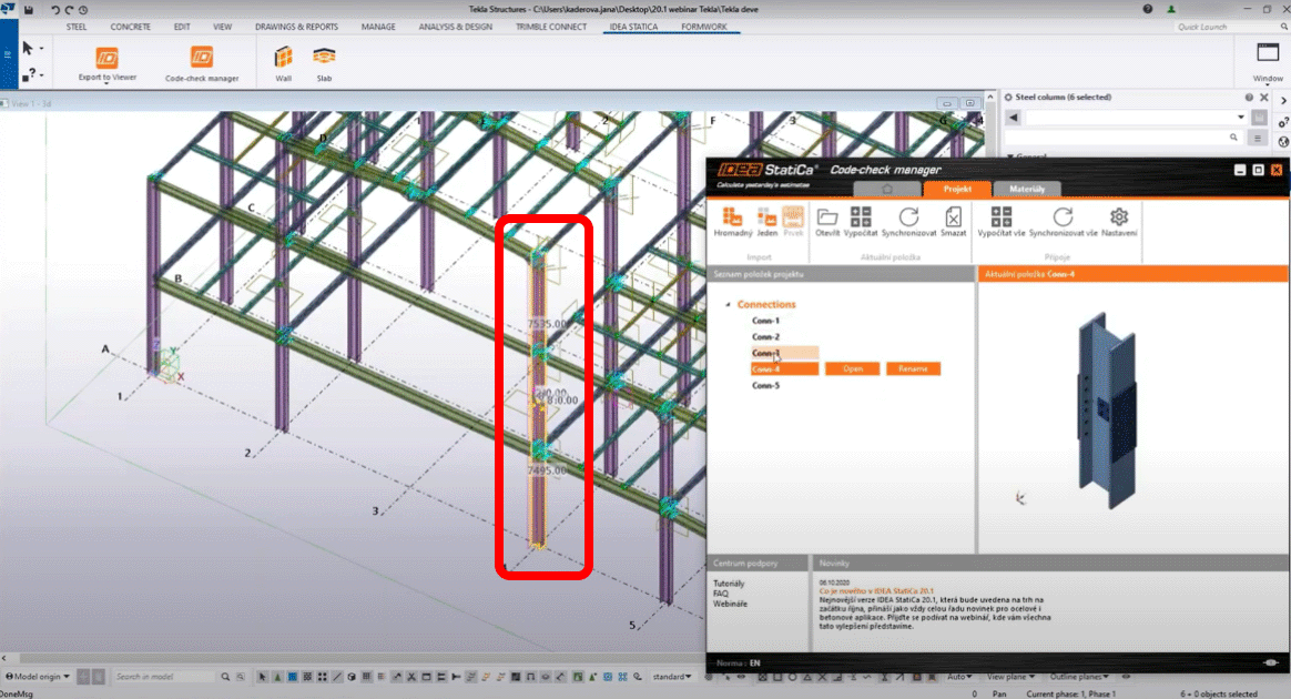 Mehrfachauswahl und Export aus CAD- und FEA-Software