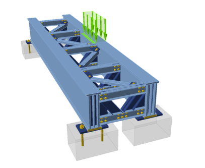 Looprail van een brug