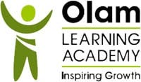 Olam Learning Academy logo with its tagline: "Inspiring Growth"
