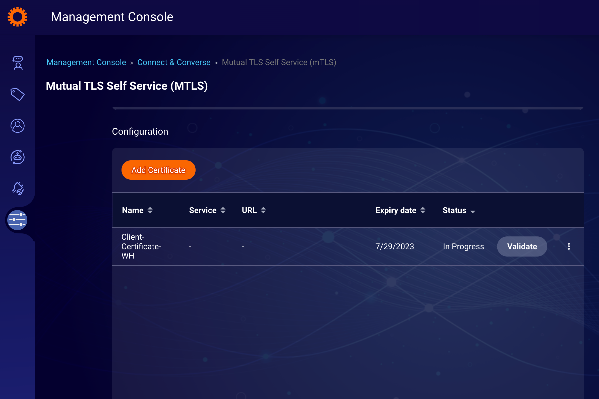 Add/Update your mTLS Certificates and Mappings