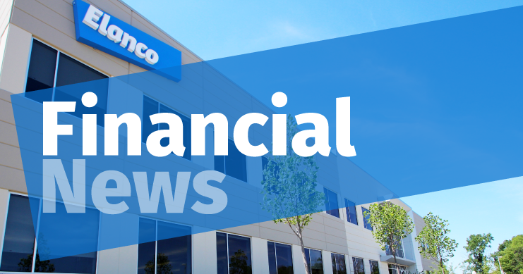 Elanco logo with Financial News caption