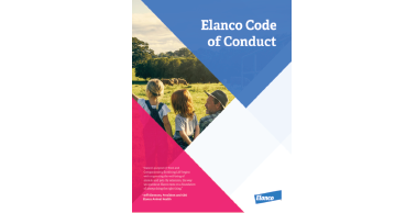 Elanco Code of Conduct front cover of booklet