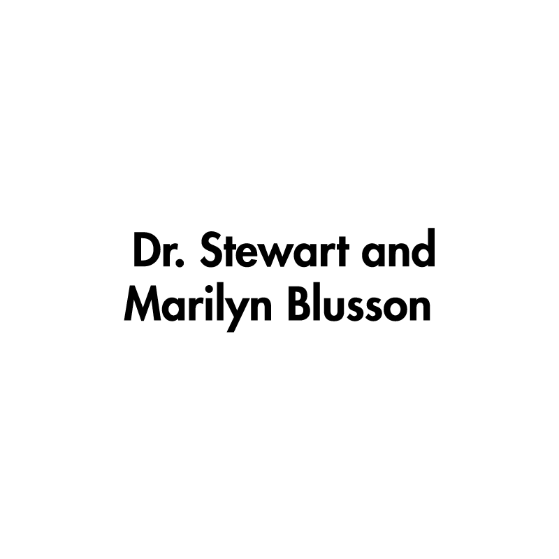 Dr. Stewart and Marilyn Blusson 
