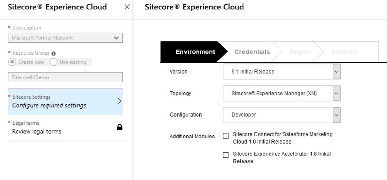 Configure Sitecore Environment on Azure