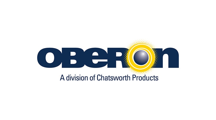 Oberon logo with a yellow circle and text 'A division of Chatsworth Products'