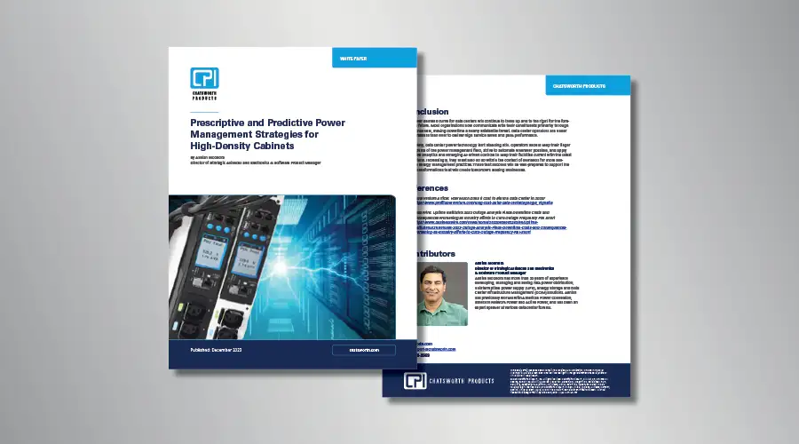 Prescriptive and Predictive Power Management Strategies for High-Density Cabinets