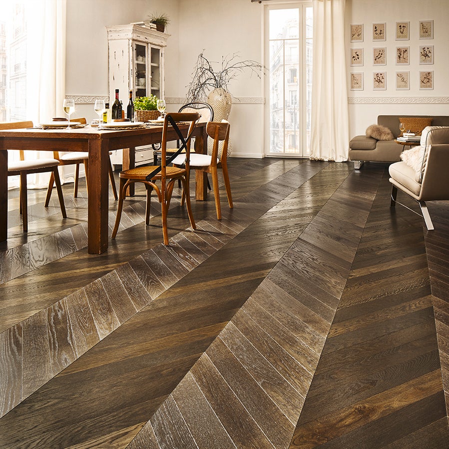 mixed floor - veneer floor - veneered flooring - veneer flooring - parquet - Cabbani Malbec - Cabbani