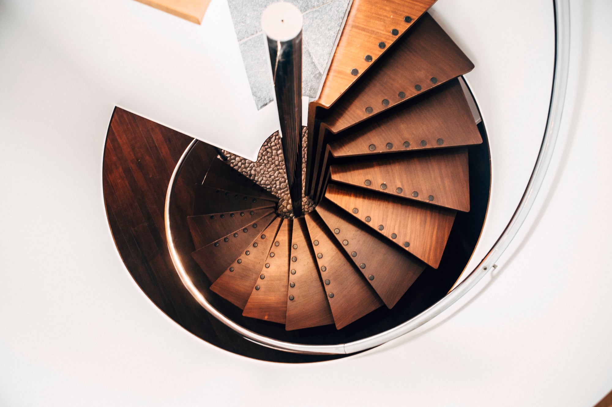 spiral staircase - wooden spiral staircase