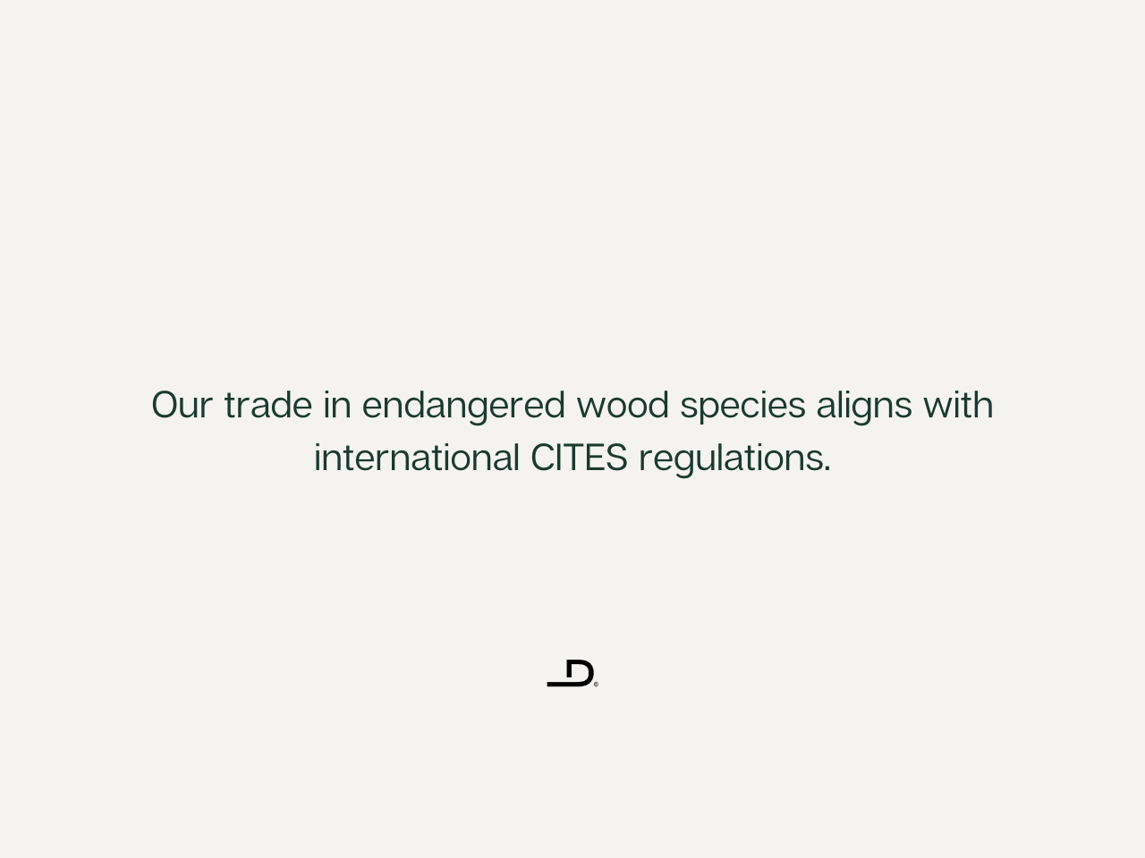 Decospan - Protection of endangered species